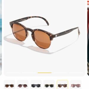 Sunski Avila Tortoise Amber Plastic Frame Brown Lens